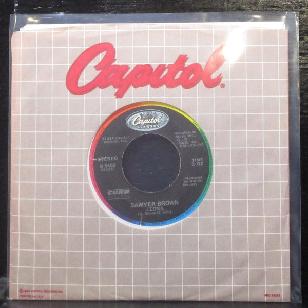 Sawyer Brown - Leona / Staying Afloat 7" Mint- Vinyl 45 Capitol B-5403 USA 1984 - Shuga Records