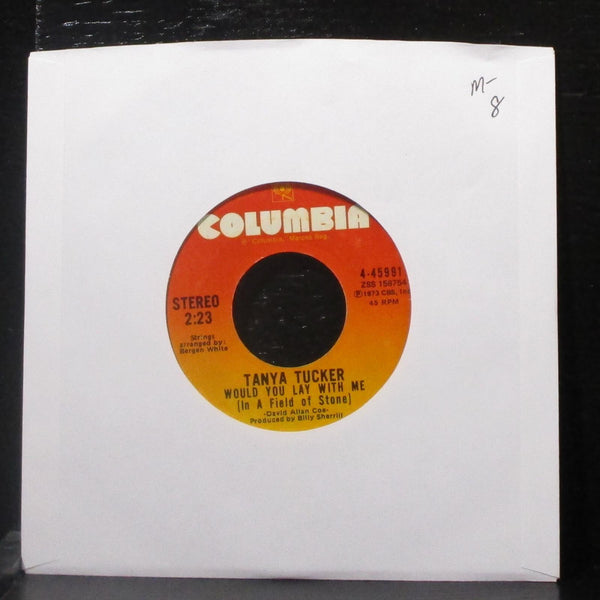 Tanya Tucker - Would You Lay With Me / No Man's Land 7" Mint- Vinyl 45 Columbia - Shuga Records