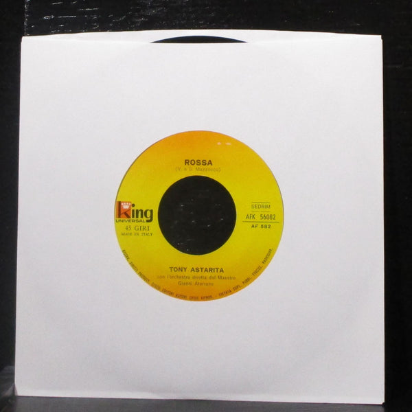 Tony Astarita - Core Spezzato / Rossa 7" VG+ Vinyl 45 Italy AFK 56082 USA 1968 - Shuga Records