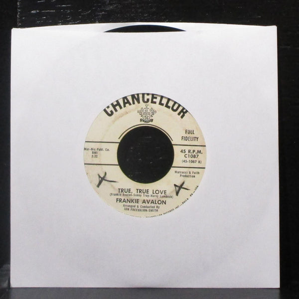 Frankie Avalon - Married / True, True Love 7" VG+ Vinyl 45 Chancellor C1087 USA - Shuga Records