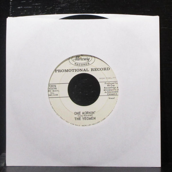 The Yeomen - Kari Waits For Me / One Mornin' 7" VG+ Promo Vinyl 45 Mercury 72076 - Shuga Records