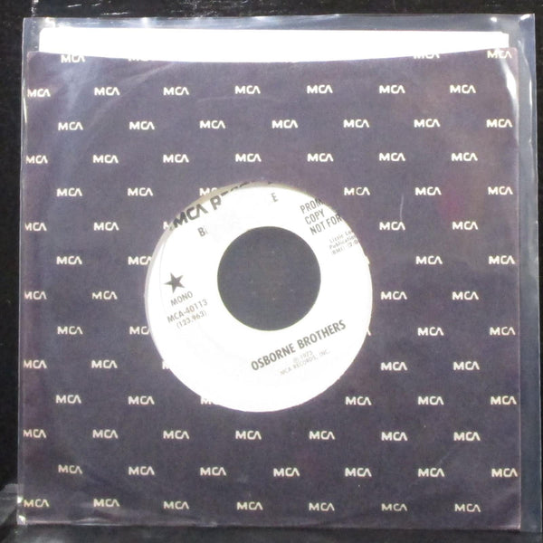 Osborne Brothers - Blue Heartache 7" VG+ Promo Vinyl 45 MCA-40113 USA 1973 - Shuga Records
