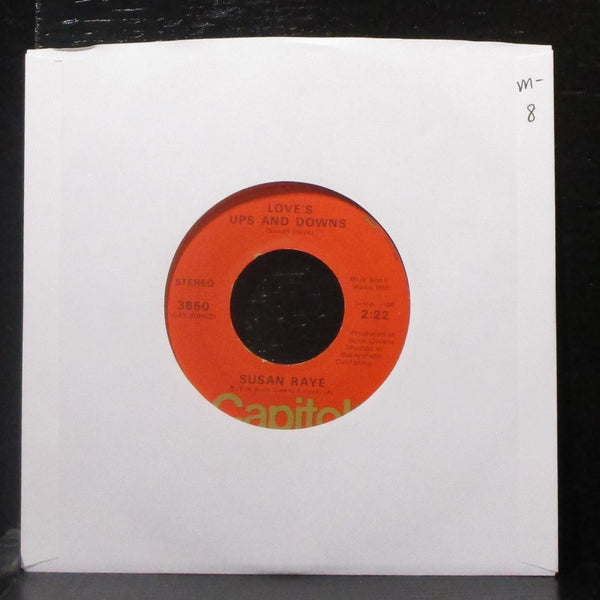Susan Raye - Stop The World / Love's Ups & Downs 7" Mint- Vinyl 45 Capitol 3850 - Shuga Records
