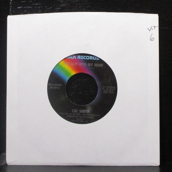 Cal Smith - Jason's Farm / You Slip Into My Mind 7" VG+ Vinyl 45 MCA-40467 USA - Shuga Records