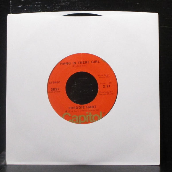 Freddie Hart - Hang In There Girl / You Belong To Me 7" Mint- Vinyl 45 Capitol - Shuga Records