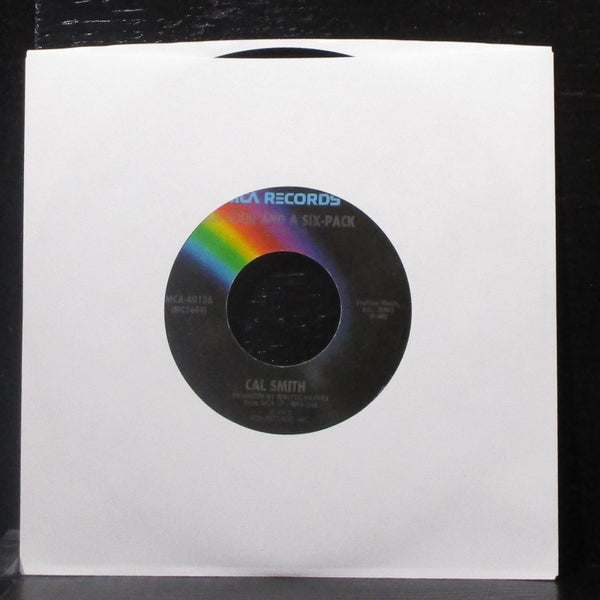 Cal Smith - Bleep You / An Hour And A Six-Pack 7" VG+ Vinyl 45 MCA-40136 USA - Shuga Records