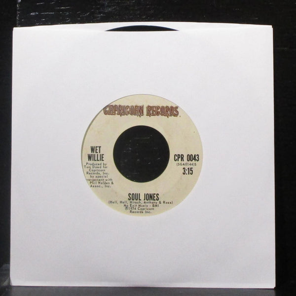 Wet Willie - Keep On Smilin' / Soul Jones 7" VG+ Vinyl 45 Capricorn CPR 0043 USA - Shuga Records