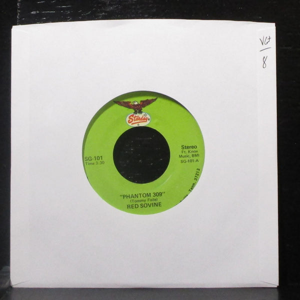 Red Sovine - Phantom 309 / I Didn't Jump The Fence 7" VG+ Vinyl 45 Starday 1975 - Shuga Records