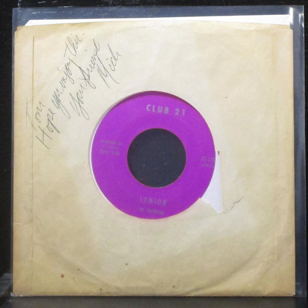 M. Butorac - Junior / Wanted 7" VG+ Vinyl 45 Club 21 21-176 USA signed - Shuga Records