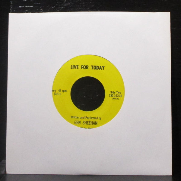 Gen Sheehan - Finally I'm A Woman / Live For Today 7" VG+ signed Vinyl 45 1979 - Shuga Records