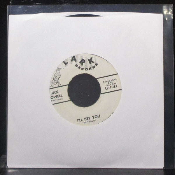 Jan Powell - A Voice In The Background / I'll Bet You 7" Mint- Vinyl 45 Lark USA - Shuga Records