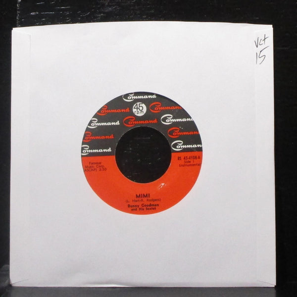 Benny Goodman - Mimi / Petite Fleur 7" VG+ Vinyl 45 Command RS 45-4108 USA - Shuga Records