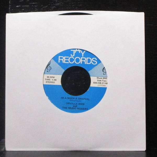 Orville Hieb - The Butterfly Dance / Im A Noch A Drepsal 7" VG+ Vinyl 45 Jay USA - Shuga Records