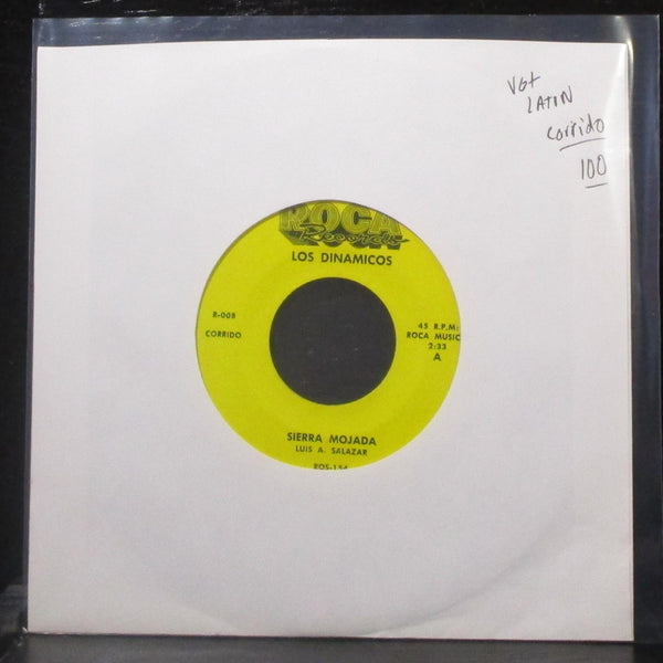 Los Dinamicos - Sierra Mojada / Camino Del Arrabal 7" VG+ Vinyl 45 Roca R-008 - Shuga Records