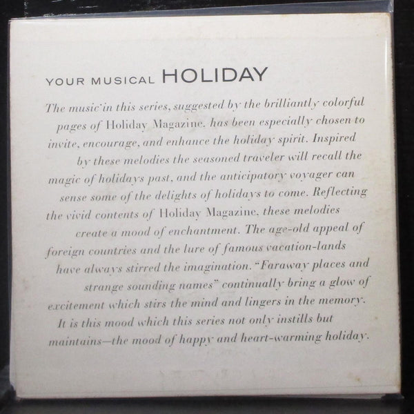 Werner Mller - Your Musical Holiday In Paris EP 7" VG+ Vinyl 45 Decca ED 756 - Shuga Records