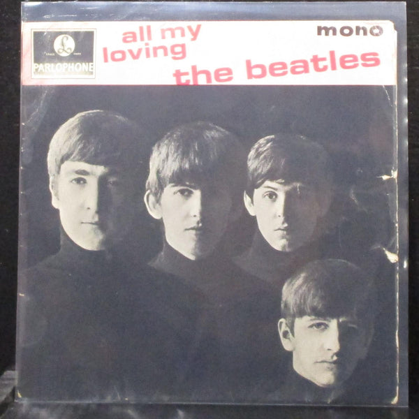 The Beatles - All My Loving EP 7" VG+ Vinyl 45 Parlophone GEP 8891 UK 1964 - Shuga Records