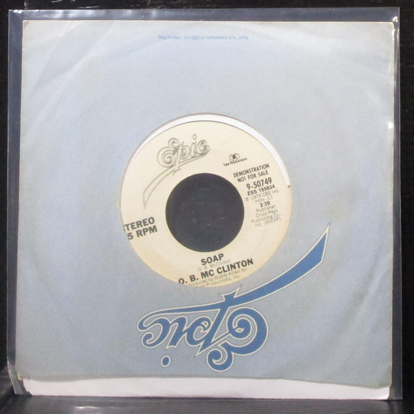 O.B. McClinton - Soap 7" Mint- Promo Vinyl 45 Epic 9-50749 USA 1979 - Shuga Records