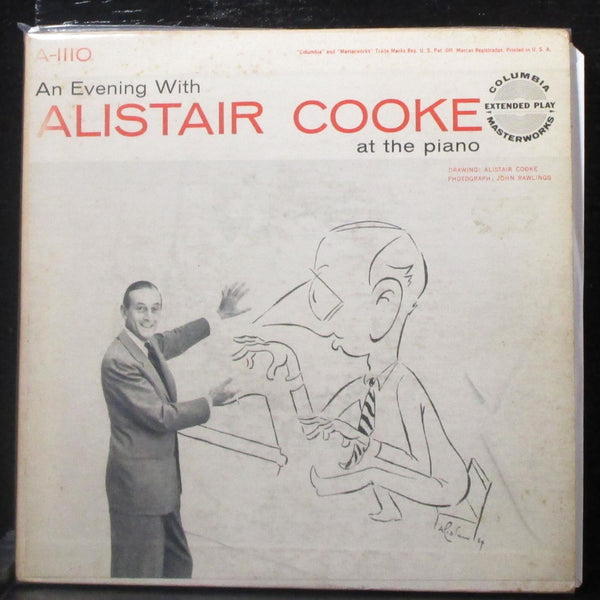 An Evening With Alistair Cooke EP 3x7" VG+ Vinyl 45 Columbia A-1110 USA 1955 - Shuga Records