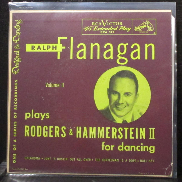 Ralph Flanagan - Plays Rodgers & Hammerstein, Vol. II 7" VG+ Vinyl 45 RCA EPA319 - Shuga Records