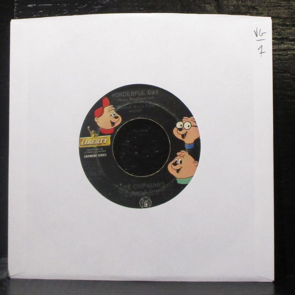 The Chipmunks - Wonderful Day / The Day Before Christmas 7" VG Vinyl 45 Liberty - Shuga Records