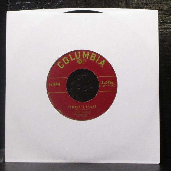 Jill Corey - Cry Me A River / Nobody's Heart 7" VG+ Vinyl 45 Columbia 4-40596 - Shuga Records