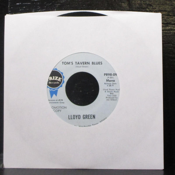Lloyd Green - Sound Waves / Tom's Tavern Blues 7" VG+ Promo Vinyl 45 Prize 1971 - Shuga Records