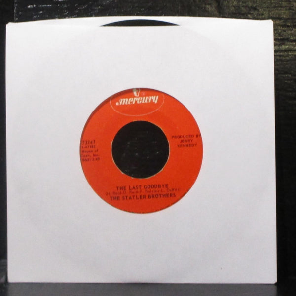 The Statler Brothers - Bed Of Rose's / The Last Goodbye 7" VG+ Vinyl 45 Mercury - Shuga Records