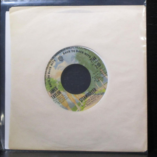 James Taylor - Steamroller / You've Got A Friend 7" VG+ Vinyl 45 WB 7144 USA - Shuga Records