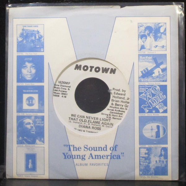 Diana Ross - We Can Never Light That Old Flame Again 7" Mint- Promo Vinyl 45 - Shuga Records