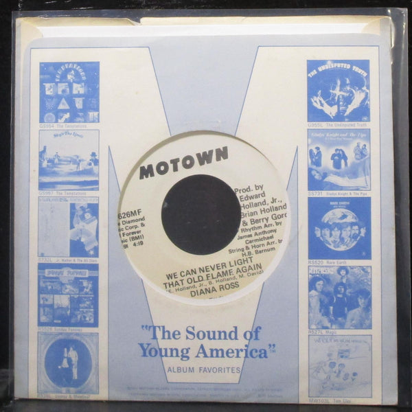 Diana Ross - We Can Never Light That Old Flame Again 7" Mint- Promo Vinyl 45 - Shuga Records