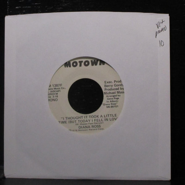 Diana Ross - I Thought It Took A Little Time 7" VG+ Promo Vinyl 45 Motown M1387F - Shuga Records