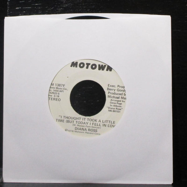 Diana Ross - I Thought It Took A Little Time 7" VG+ Promo Vinyl 45 Motown M1387F - Shuga Records