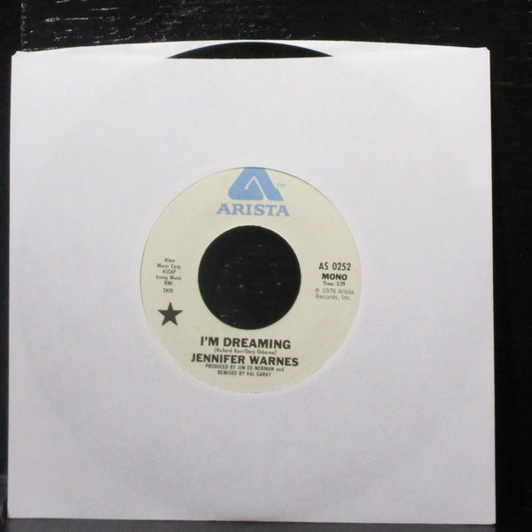 Jennifer Warnes - I'm Dreaming 7" Mint- Promo Vinyl 45 Arista AS 0252 USA 1976 - Shuga Records