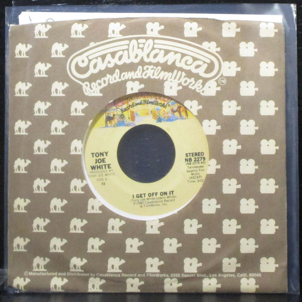 Tony Joe White - I Get Off On It / Feelin' Loose 7" Mint- Vinyl 45 Casablanca - Shuga Records