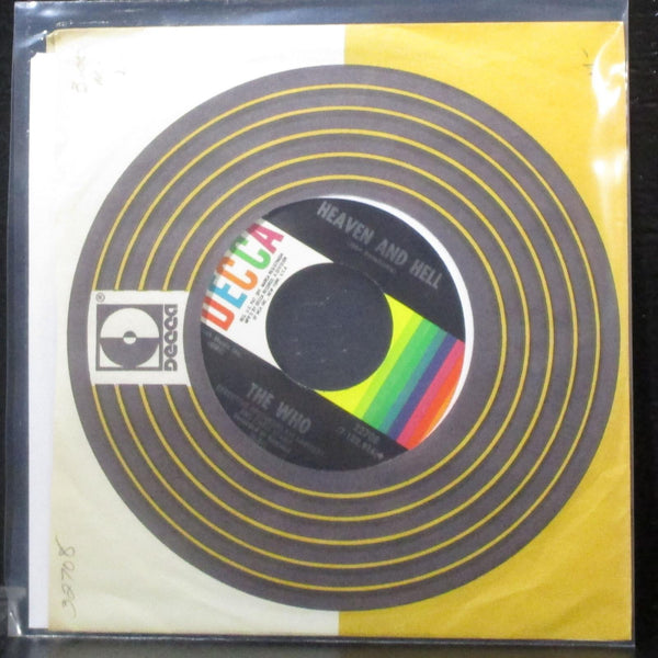 The Who - Summertime Blues / Heaven And Hell 7" VG+ Vinyl 45 Decca 32708 USA - Shuga Records