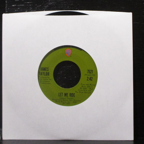 James Taylor - Long Ago And Far Away / Let Me Ride 7" Mint- Vinyl 45 WB 7521 USA - Shuga Records