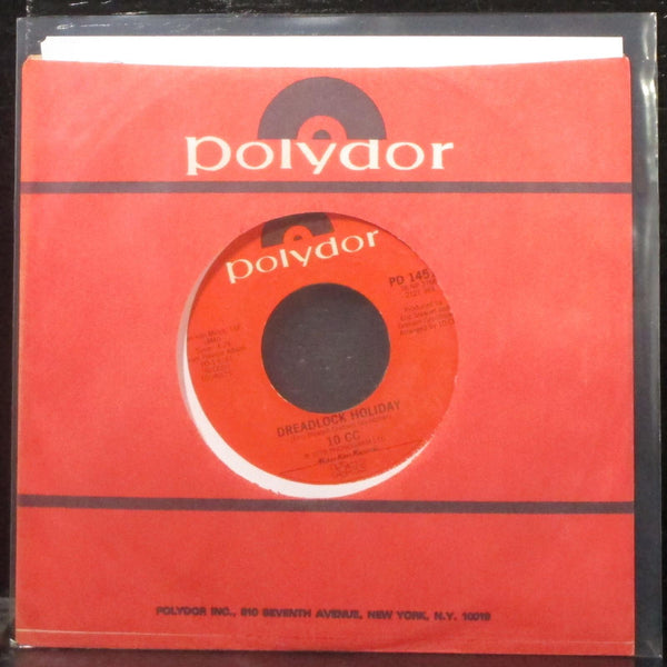10cc - Dreadlock Holiday / Nothing Can Move Me 7" Mint- Vinyl 45 Polydor PD14511 - Shuga Records