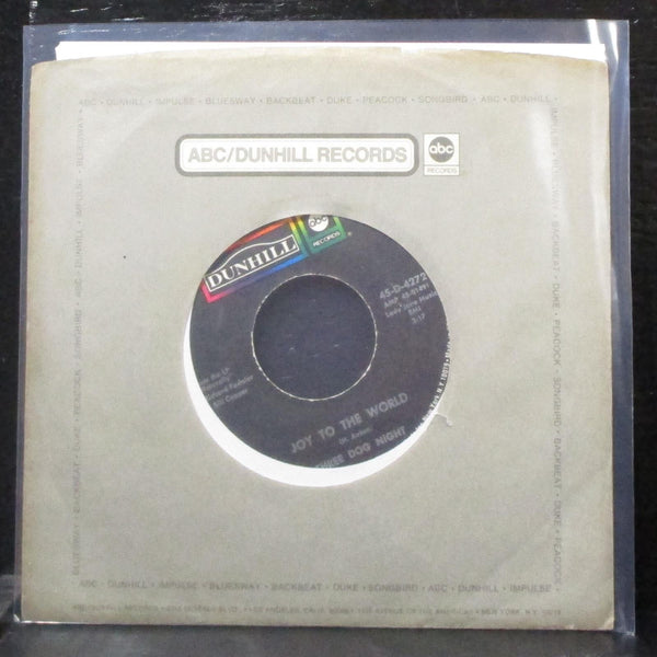 Three Dog Night - Joy To The World / I Can Hear You Calling 7" Mint- Vinyl 45 - Shuga Records