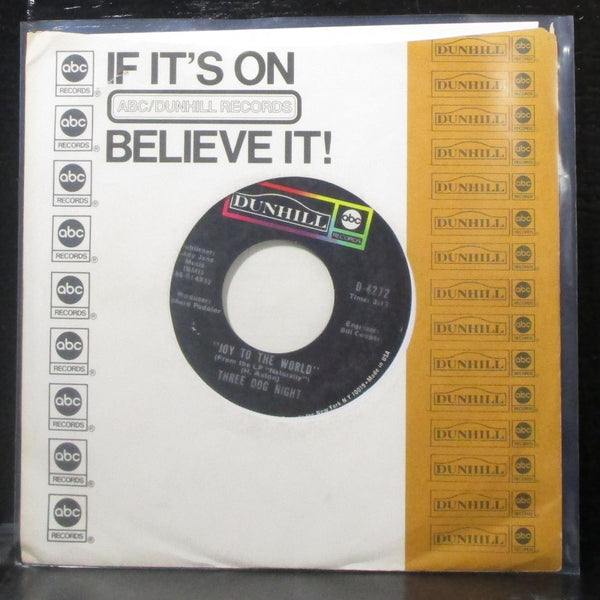 Three Dog Night - Joy To The World / I Can Hear You Calling 7" Mint- lbl var - Shuga Records
