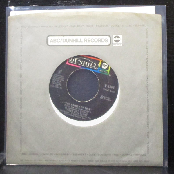 Three Dog Night - The Family Of Man / Going In Circles 7" VG+ Vinyl 45 lbl var - Shuga Records