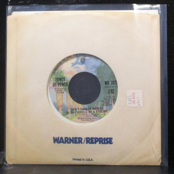 Tower Of Power - Don't Change Horses / I Got The Chop 7" VG+ Vinyl 45 WB 7828 - Shuga Records