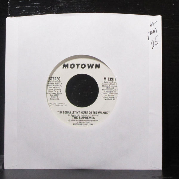 The Supremes - I'm Gonna Let My Heart Do The Walking 7" Mint- Promo Vinyl 45 - Shuga Records