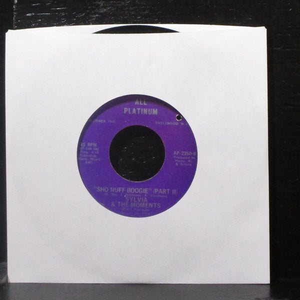 Sylvia & The Moments - Sho Nuff Boogie 7" VG+ Vinyl 45 All Platinum AP-2350 USA - Shuga Records