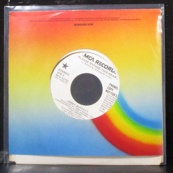 Jimmy Buffett - Please Bypass This Heart 7" Mint- Promo Gold Vinyl 45 MCA-52752 - Shuga Records