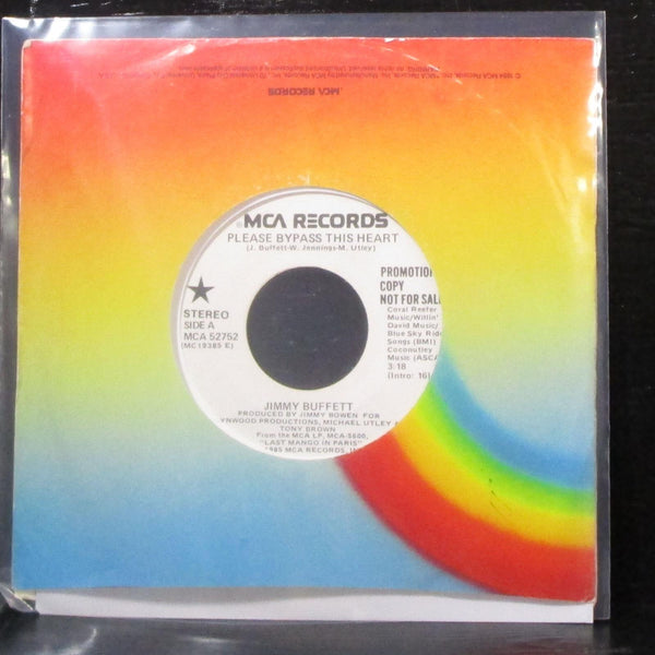 Jimmy Buffett - Please Bypass This Heart 7" VG+ Promo Gold Vinyl 45 MCA-52752 - Shuga Records
