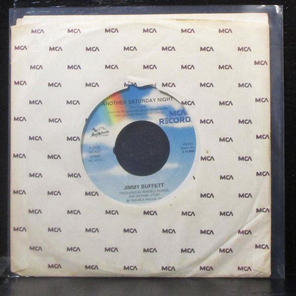 Jimmy Buffett - Another Saturday Night / Souvenirs 7" VG+ Vinyl 45 MCAS7 54680 - Shuga Records