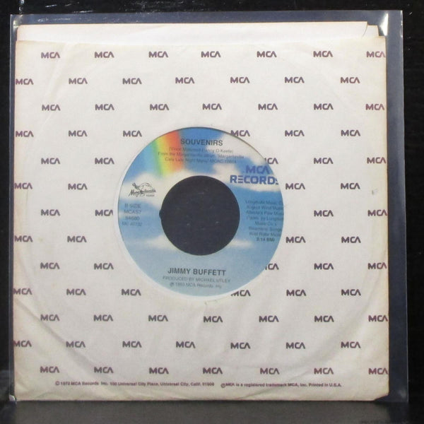 Jimmy Buffett - Another Saturday Night / Souvenirs 7" VG+ Vinyl 45 MCAS7 54680 - Shuga Records