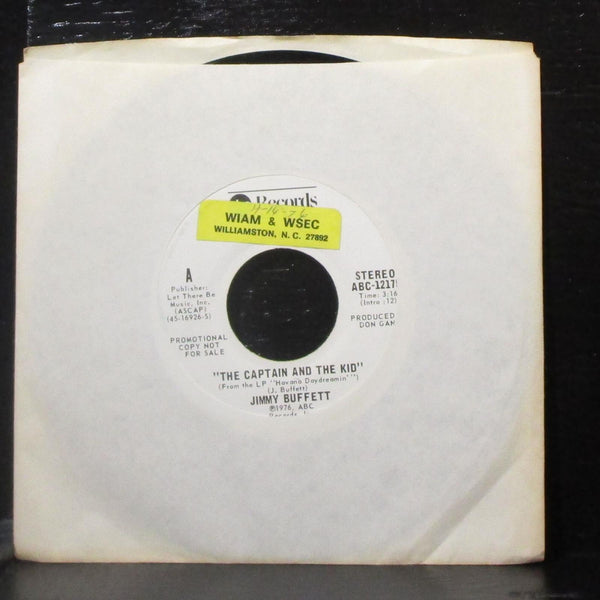 Jimmy Buffett - The Captain And The Kid 7" Mint- Promo Vinyl 45 ABC-12175 USA - Shuga Records