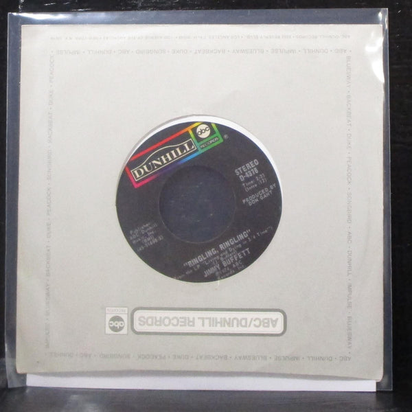 Jimmy Buffett - Saxophones / Ringling, Ringling 7" VG+ Vinyl 45 ABC D-4378 USA - Shuga Records