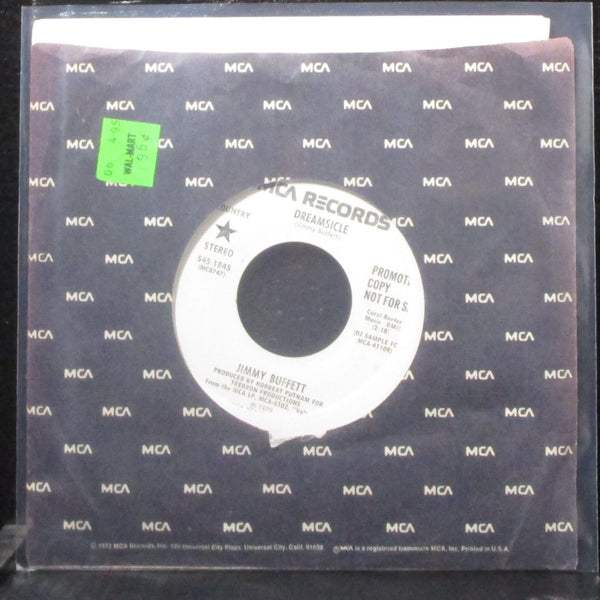 Jimmy Buffett - Dreamsicle 7" VG+ Promo Vinyl 45 MCA S45-1845 USA 1979 - Shuga Records